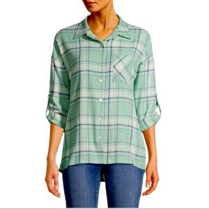 New plaid teddy shirt